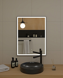 Фото Зеркало Sintesi Kanto black 70