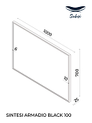 Изображение Зеркало Sintesi Armadio cromo 100 Зеркало Sintesi Armadio cromo 100 , изображение 12