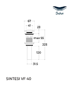 Изображение Донный клапан Sintesi VF-40WM для раковины Донный клапан Sintesi VF-40WM для раковины , изображение 3