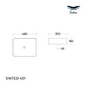 Изображение Раковина Sintesi LVB-APP-401 50 см Раковина Sintesi LVB-APP-401 50 см , изображение 2