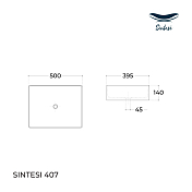 Изображение Раковина Sintesi LVB-APP-407 50 см Раковина Sintesi LVB-APP-407 50 см , изображение 2
