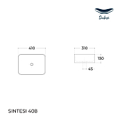 Изображение Раковина Sintesi LVB-APP-408 40 см Раковина Sintesi LVB-APP-408 40 см , изображение 2