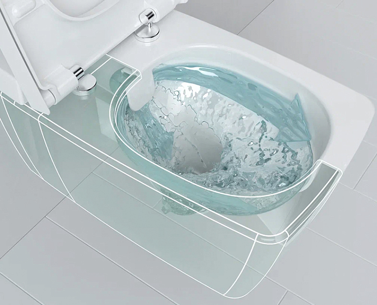 Унитаз подвесной Vitra Metropole 7672B003-1686 безободковый , изображение 8