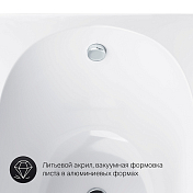 Изображение Акриловая ванна AM.PM Spirit 180х80 Акриловая ванна AM.PM Spirit 180х80 , изображение 7