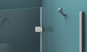 Фото Душевой уголок BelBagno Kraft P-1-100-C-Cr-R