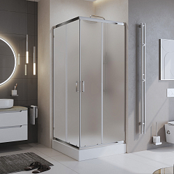 Фото Душевой уголок BelBagno Uno 195-A-2-90-P-Cr