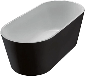 Фото Акриловая ванна BelBagno BB71-1700-NERO-W0 170х80