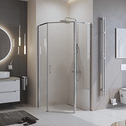 Фото Душевой уголок BelBagno Uno-195 P-1-80-C-Cr