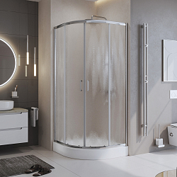 Фото Душевой уголок BelBagno Uno-195 R-2-100-CH-CR