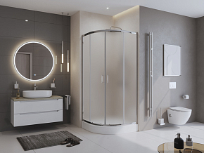 Фото Душевой уголок BelBagno Uno-195 UNO-195-R-2-80-P-Cr