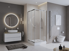 Фото Поддон для душа BelBagno TRAY-BB-A-85-15-W