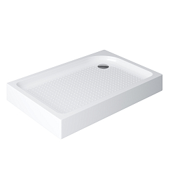 Фото Поддон для душа BelBagno TRAY-BB-AH-120/80-15-W-R