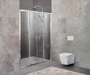 Фото Душевая дверь в нишу BelBagno Unique BF-2-150/180-C-Cr