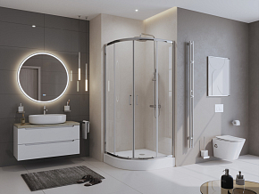 Фото Поддон для душа BelBagno TRAY-BB-R-80-550-15-W