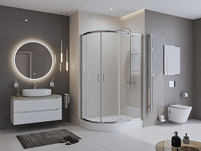 Фото Поддон для душа BelBagno TRAY-BB-RH-120/80-550-15-W-L