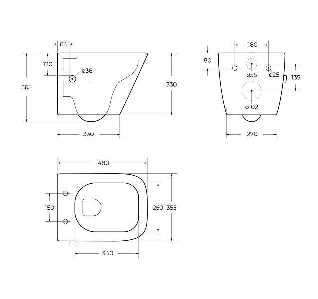 Унитаз подвесной BelBagno Due BB3103CHR-BS/SC , изображение 15