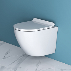 Фото Унитаз подвесной BelBagno Sfera-R BB046CHR/BB2111SC безободковый