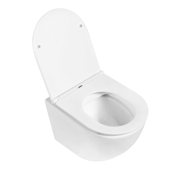 Унитаз подвесной BelBagno Sfera-R BB046CHR/BB870SC безободковый , изображение 4