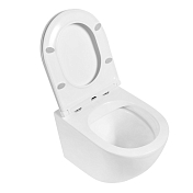 Унитаз подвесной BelBagno Sfera-R BB046CHR/BB870SC безободковый , изображение 5