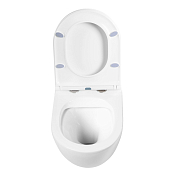 Унитаз подвесной BelBagno Sfera-R BB046CHR/BB870SC безободковый , изображение 6