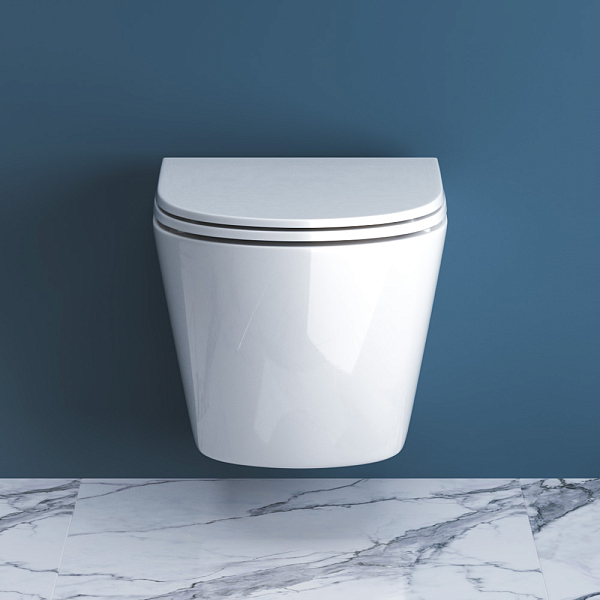 Унитаз подвесной BelBagno Sfera-R BB046CHR/BB870SC безободковый , изображение 8