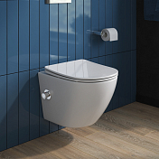 Унитаз подвесной BelBagno Uno BB3105CHR-BS/SC , изображение 11