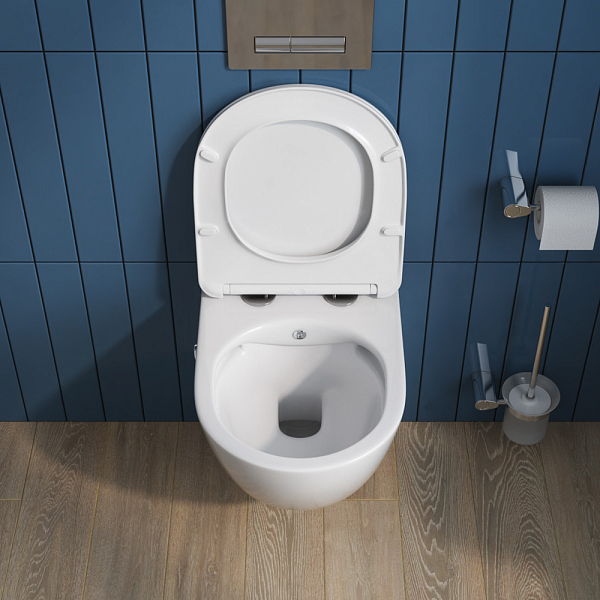 Унитаз подвесной BelBagno Uno BB3105CHR-BS/SC , изображение 14