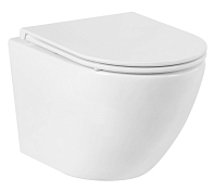 Унитаз подвесной BelBagno Sfera-R BB046CHR/BB870SC безободковый , изображение 1