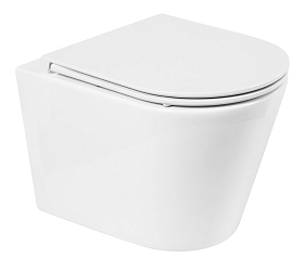 Фото Унитаз подвесной BelBagno Flay-R BB053CHR/BB870SC