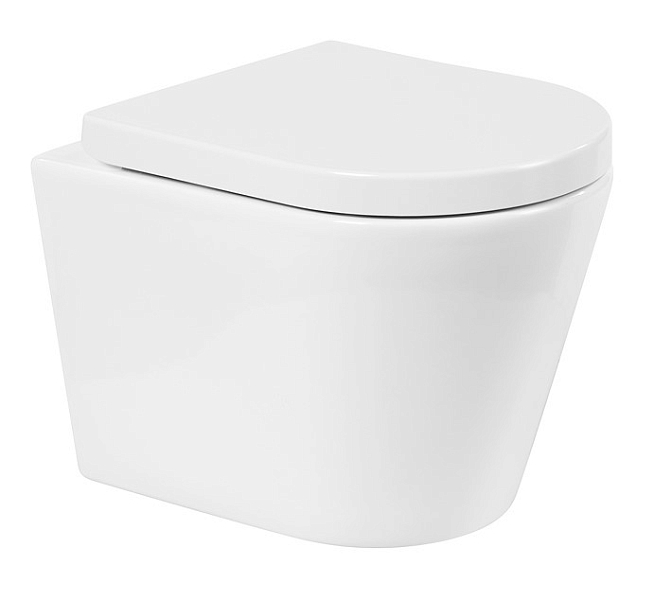Унитаз подвесной BelBagno Flay-R безободковый , изображение 1
