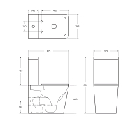 Изображение Унитаз-компакт BelBagno Ardente-R безободковый Унитаз-компакт BelBagno Ardente-R безободковый , изображение 11