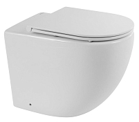 Изображение Унитаз приставной BelBagno Sfera-R BB2141CBR/BB870SC безободковый Унитаз приставной BelBagno Sfera-R BB2141CBR/BB870SC безободковый , изображение 1