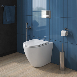 Фото Унитаз приставной BelBagno Sfera-R BB2141CBR/BB870SC безободковый