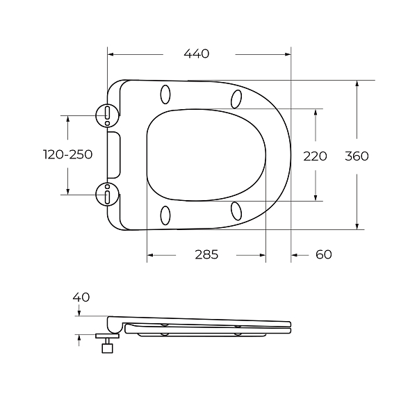 Унитаз приставной BelBagno Sfera-R BB2141CBR/BB870SC безободковый , изображение 8