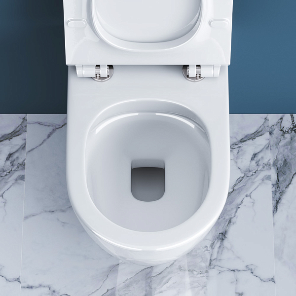 Унитаз приставной BelBagno Sfera-R BB2141CBR/BB2111SC безободковый , изображение 12
