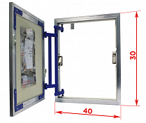 Изображение Ревизионный люк Lyuker AL-KR 30x40, настенный Ревизионный люк Lyuker AL-KR 30x40, настенный , изображение 10