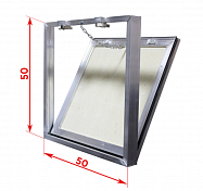 Ревизионный люк Lyuker Д 50x50, настенный , изображение 11