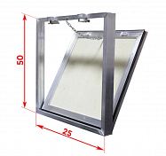Изображение Ревизионный люк Lyuker Д 50x25, настенный Ревизионный люк Lyuker Д 50x25, настенный , изображение 11