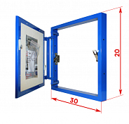 Изображение Ревизионный люк Lyuker K 20x30, настенный Ревизионный люк Lyuker K 20x30, настенный , изображение 10