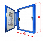 Изображение Ревизионный люк Lyuker K 100x50, настенный Ревизионный люк Lyuker K 100x50, настенный , изображение 10