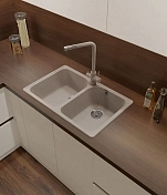 Изображение Мойка кухонная GranFest Eco-15 74х48 песок Мойка кухонная GranFest Eco-15 74х48 песок , изображение 5