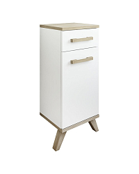 Фото Тумба Sanflor Ингрид 30 белый матовый/швейцарский вяз