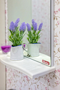 Изображение Зеркало Sanflor Софи 50 белый матовый Зеркало Sanflor Софи 50 белый матовый , изображение 4