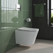 Изображение Унитаз подвесной BelBagno Due 2.0 BB7107CHR/SC Унитаз подвесной BelBagno Due 2.0 BB7107CHR/SC , изображение 9