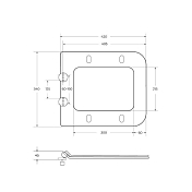 Изображение Унитаз подвесной BelBagno Due 2.0 BB7107CHR/SC Унитаз подвесной BelBagno Due 2.0 BB7107CHR/SC , изображение 13