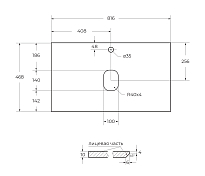 Изображение Столешница BelBagno KEP-80-CEM Cemento Столешница BelBagno KEP-80-CEM Cemento , изображение 2