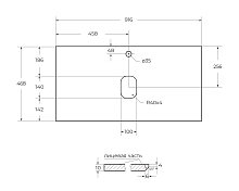 Изображение Столешница BelBagno KEP-90-CEM Cemento Столешница BelBagno KEP-90-CEM Cemento , изображение 2