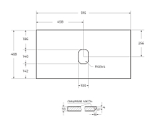 Изображение Столешница BelBagno KEP-90-CEM-W0 Cemento Столешница BelBagno KEP-90-CEM-W0 Cemento , изображение 2