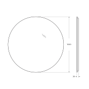 Изображение Зеркало BelBagno SPC-INT-1000-LED Зеркало BelBagno SPC-INT-1000-LED , изображение 7