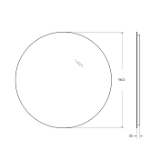 Изображение Зеркало BelBagno SPC-INT-900-LED Зеркало BelBagno SPC-INT-900-LED , изображение 7